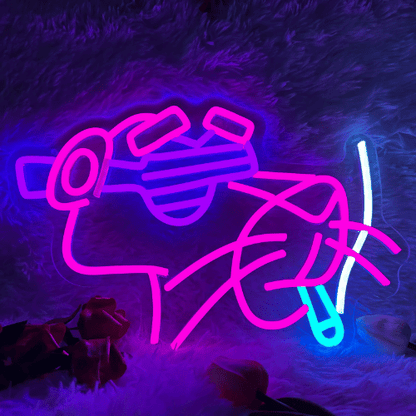 Neon Cigarette Panthere Lampe Neon