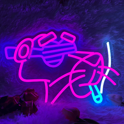 Neon Cigarette Panthere Lampe Neon