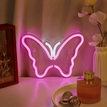 Neon Deco Papillon Lampe Neon