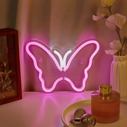 Neon Deco Papillon Lampe Neon