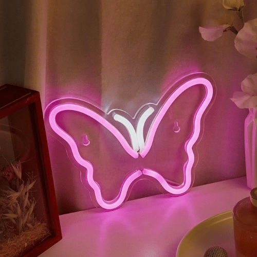 Neon Deco Papillon Lampe Neon
