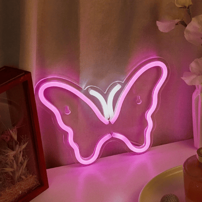 Neon Deco Papillon Lampe Neon