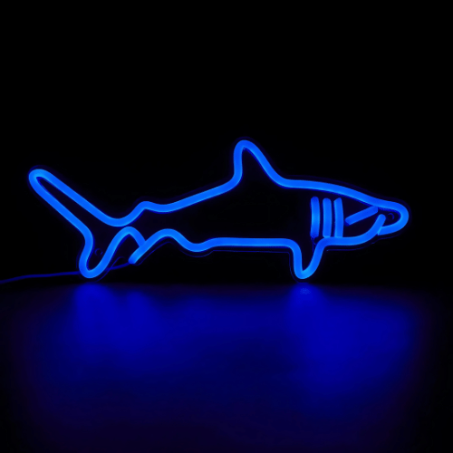 Neon Requin Lampe Neon