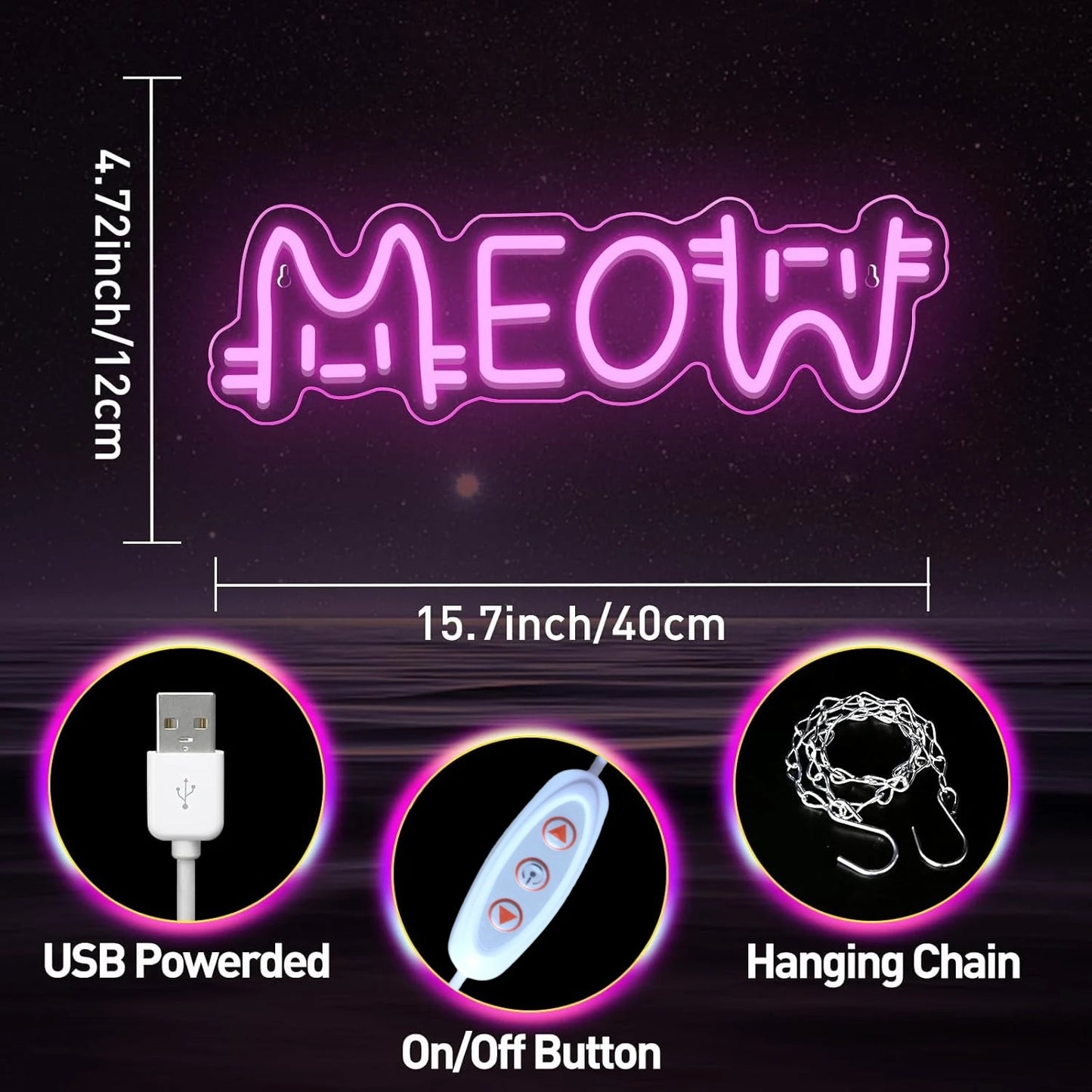 Neon Chat Meow