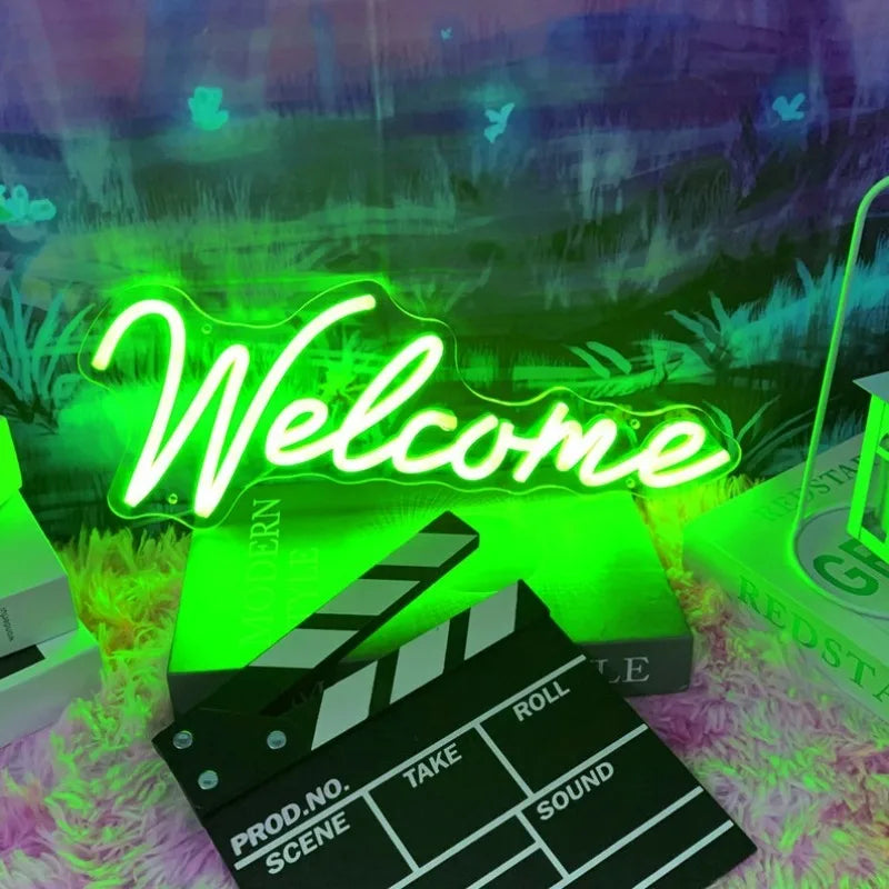 Lampe Neon Welcome