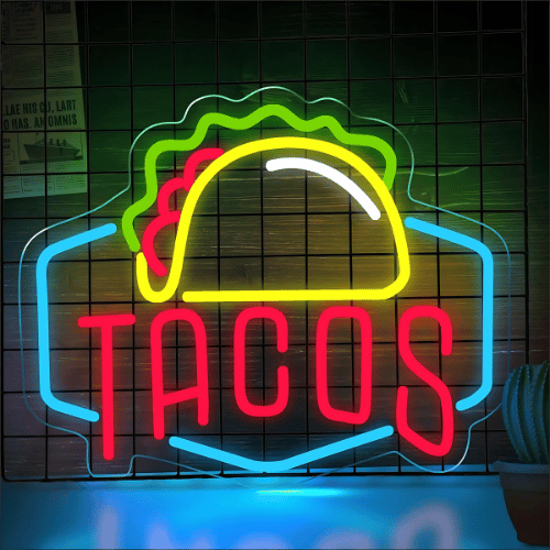 Neon Tacos Lampe Neon