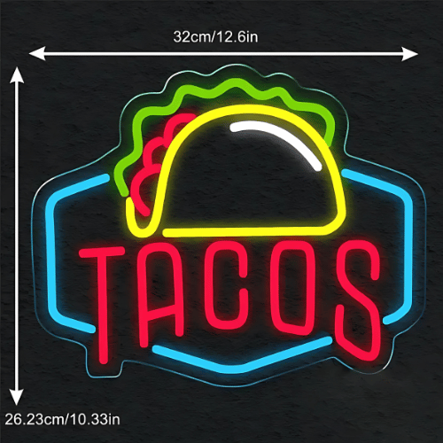 Neon Tacos Lampe Neon
