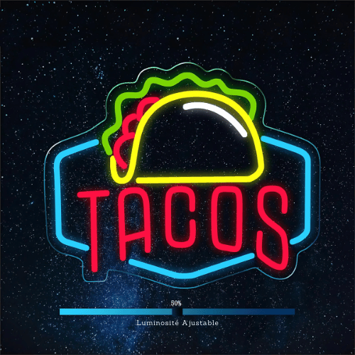 Neon Tacos Lampe Neon