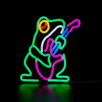 Neon Grenouille Funk Lampe Neon