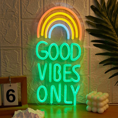 Neon Good Vibes Only