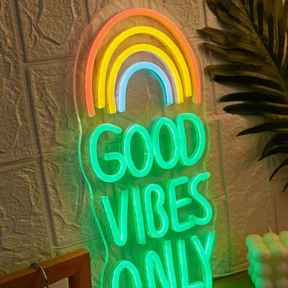 Neon Good Vibes Only